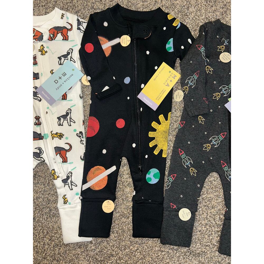 3 piece Newborn Pajama Bundle #1014